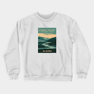 Kobuk Valley National Park Poster Crewneck Sweatshirt